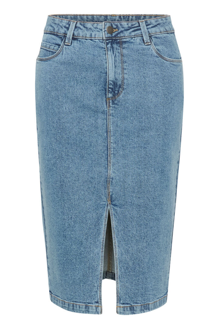 KAbarbeth denim Skirt Blå