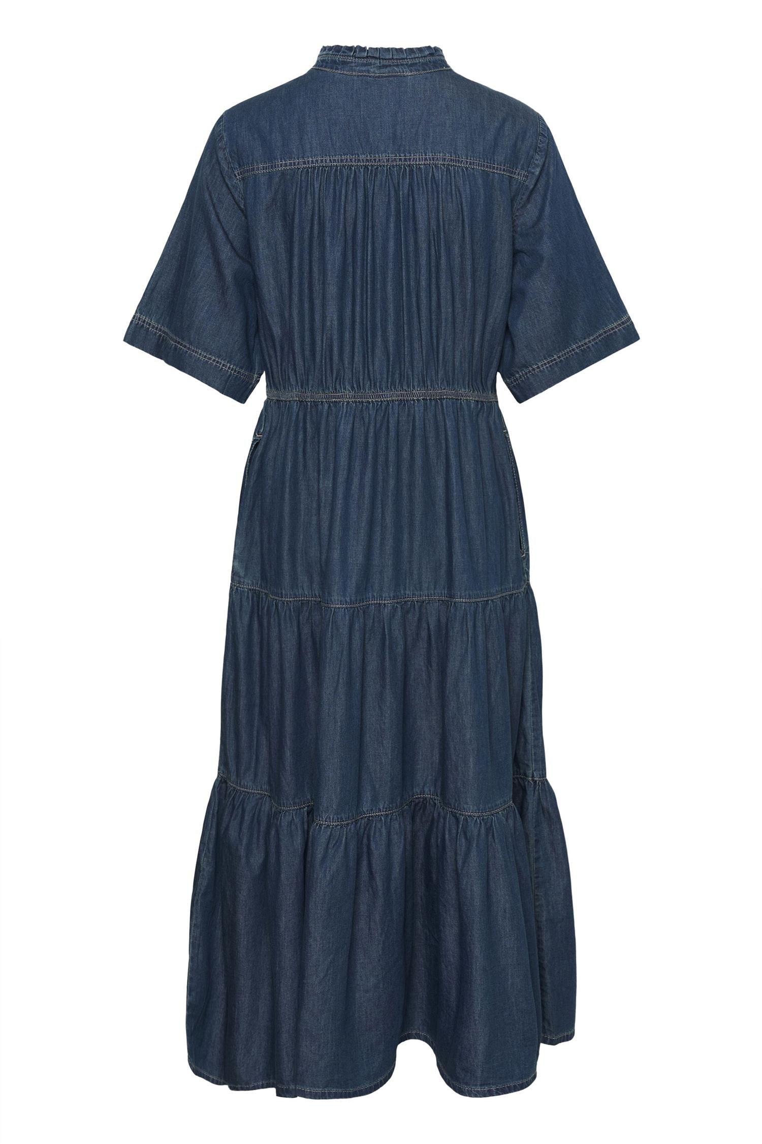 Crwinnie Denim Dress Blå