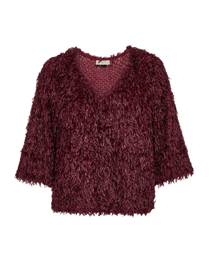 FQNOLA-BLOUSE Burgunder