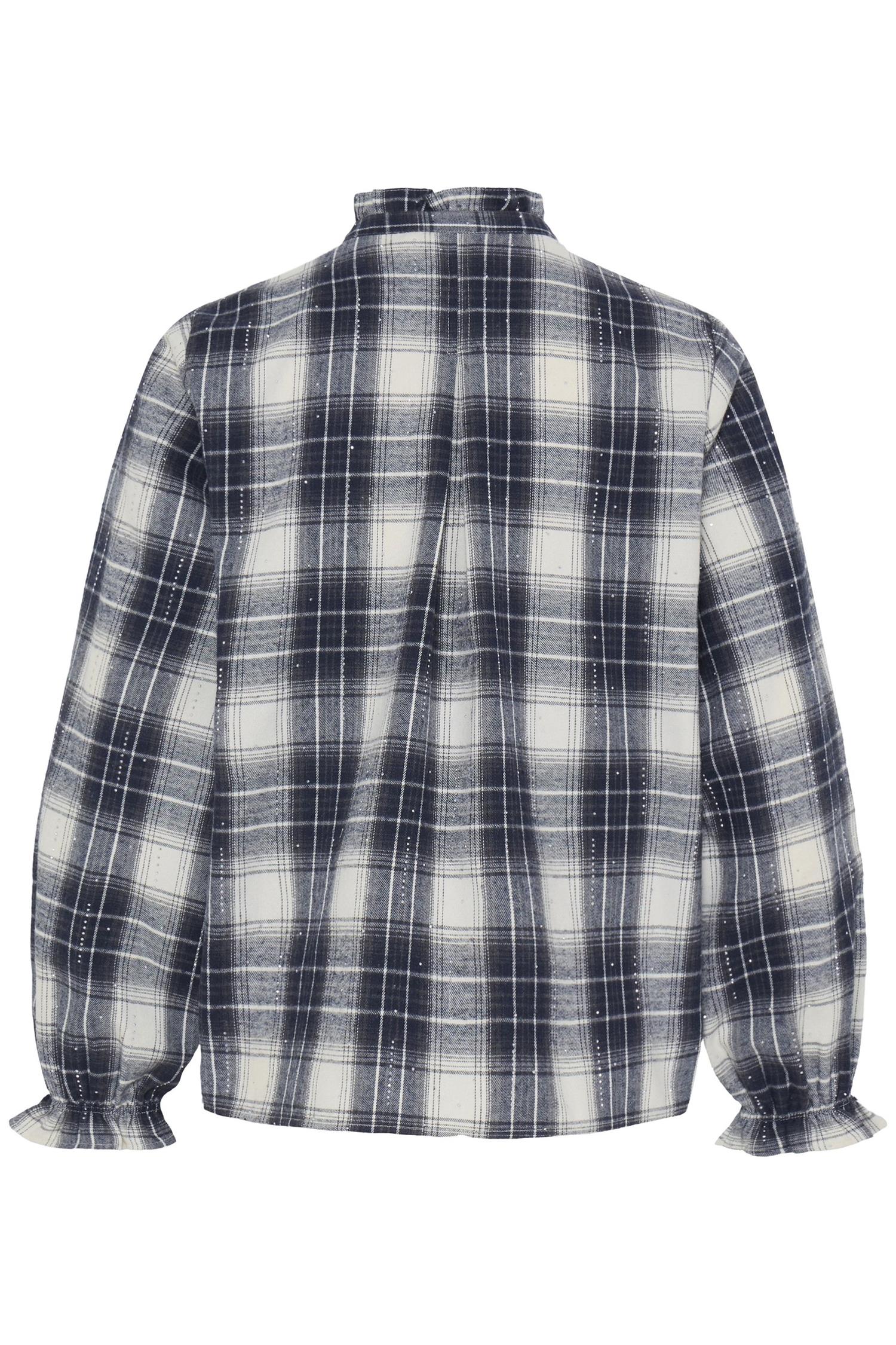 Pzkamma Ls Frill Shirt Flerfarget