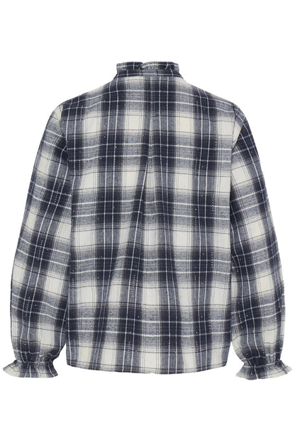 Pzkamma Ls Frill Shirt Flerfarget