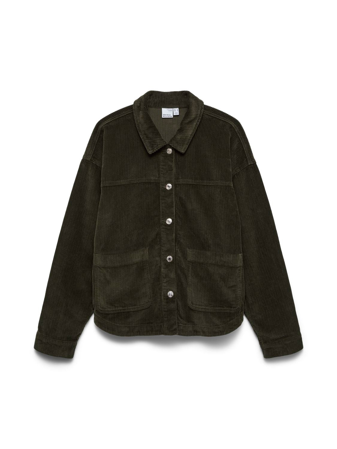 Vmjamie Ls Corduroy Shacket Mix Noos Grønn