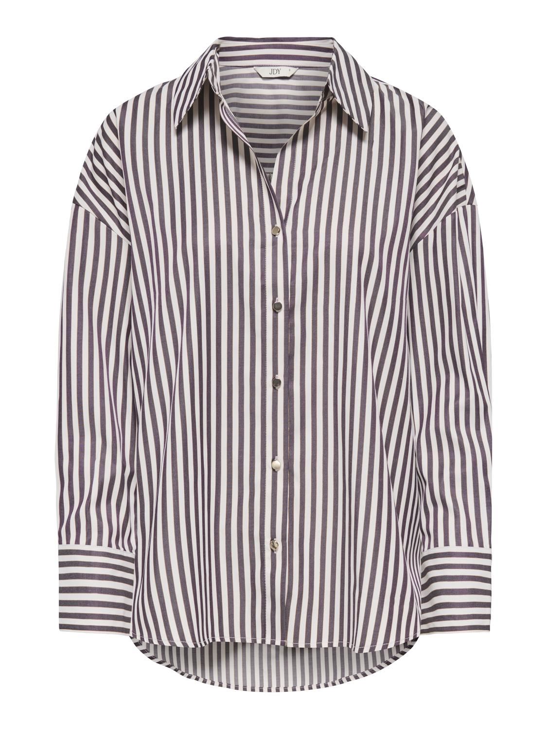 Jdyvesper L/s Lurex Shirt Wvn Brun