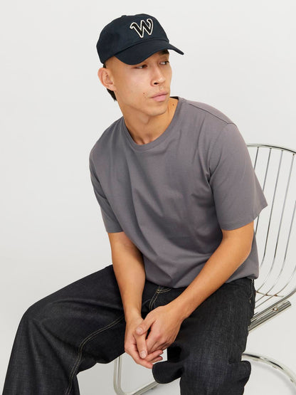 Jjeorganic Basic Tee Ss O-Neck Noos Grå