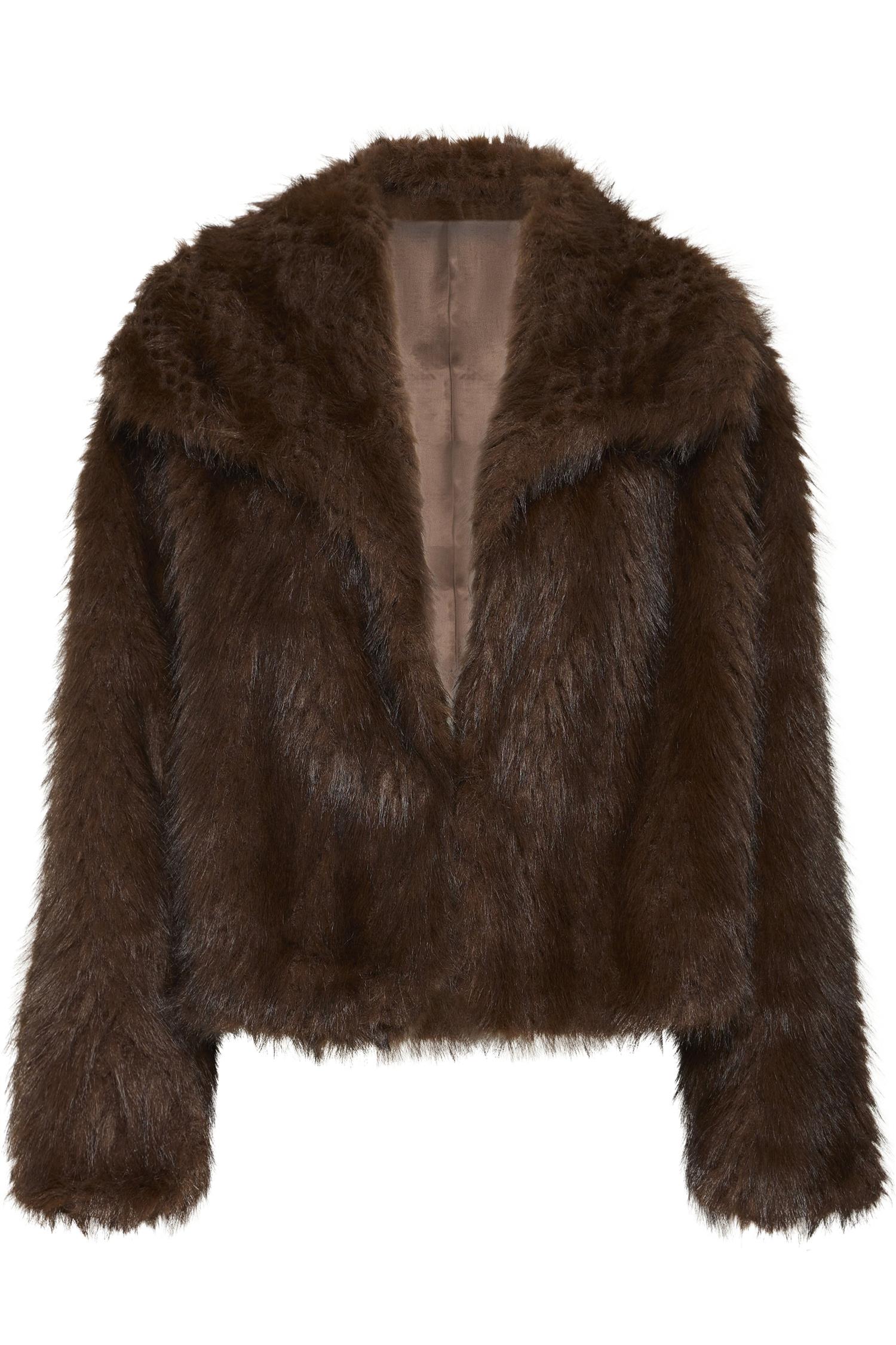 Sbcharlot Fur Jacket Brun