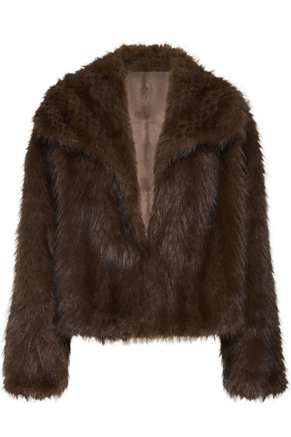Sbcharlot Fur Jacket Brun