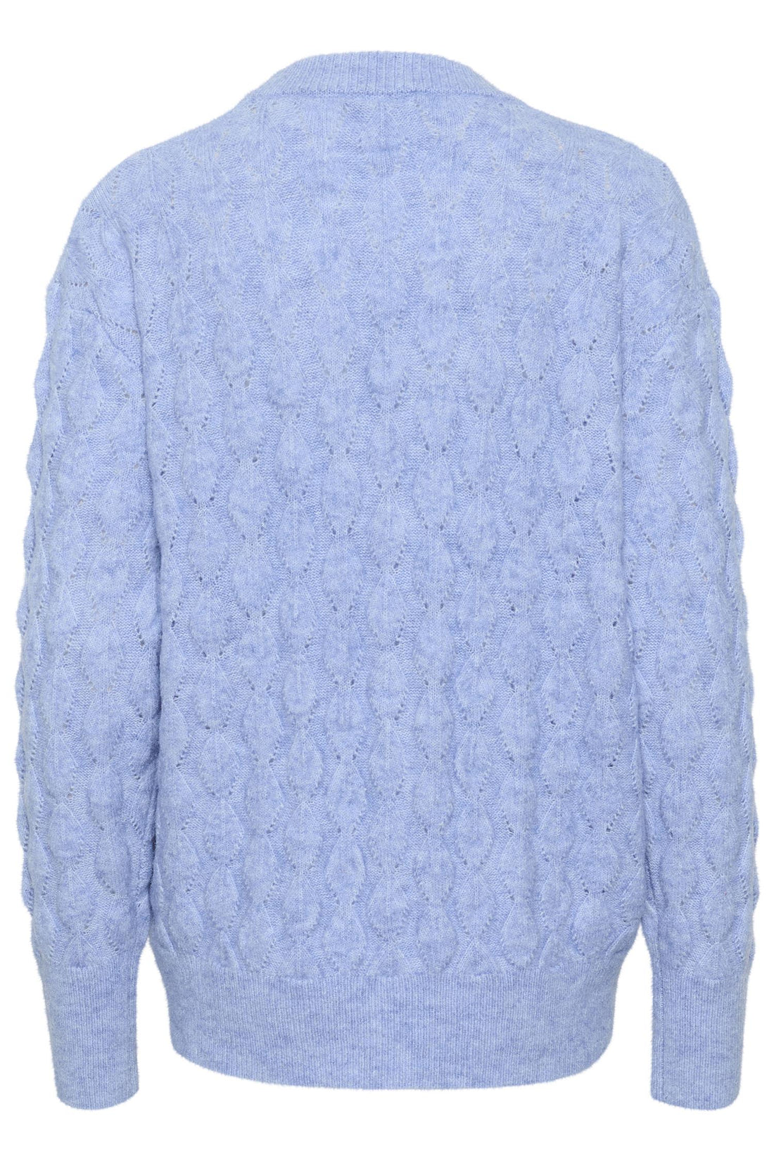 KAmalene Knit Cardigan Vista Blue Melange