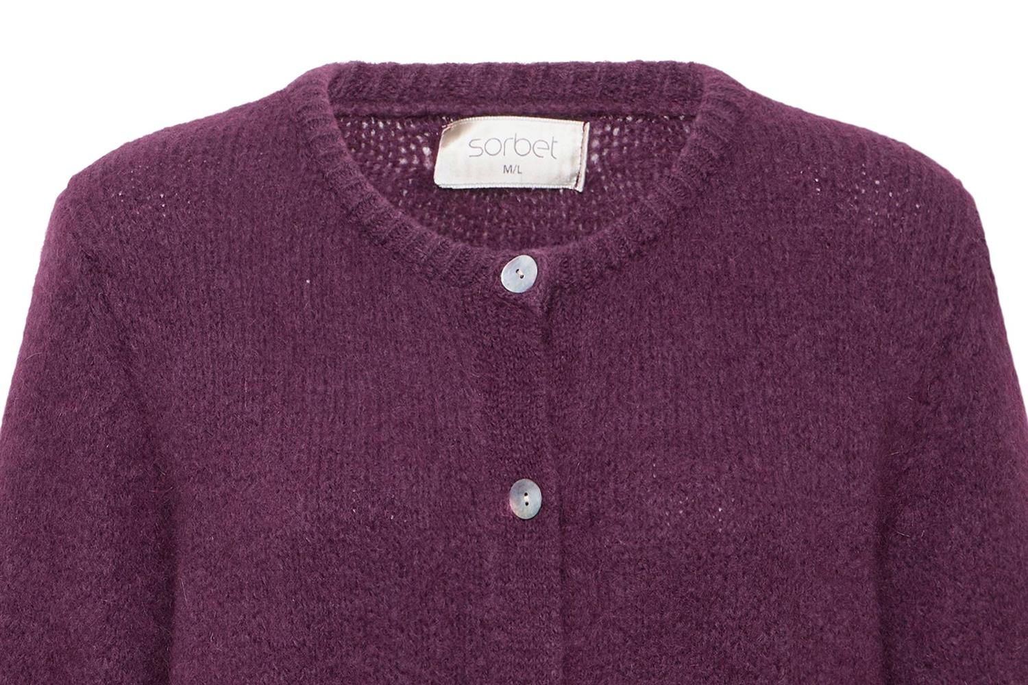 Sbgulvig Knit Cardigan Lilla