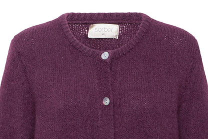 Sbgulvig Knit Cardigan Lilla
