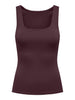 Onlea S/l 2-Ways Fit Top Jrs Noos Burgunder