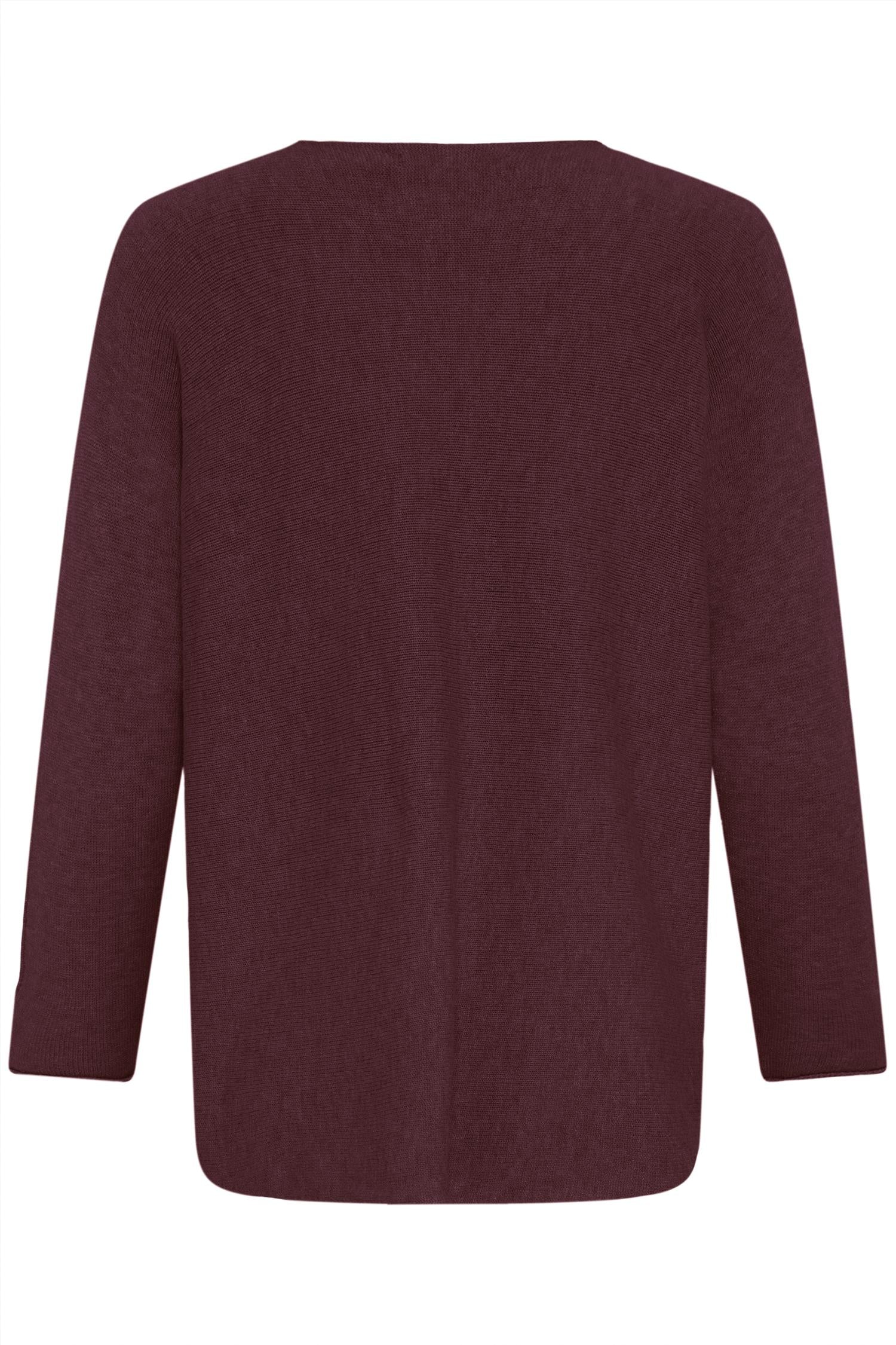 Sbinnova Oknit Blouse Burgunder