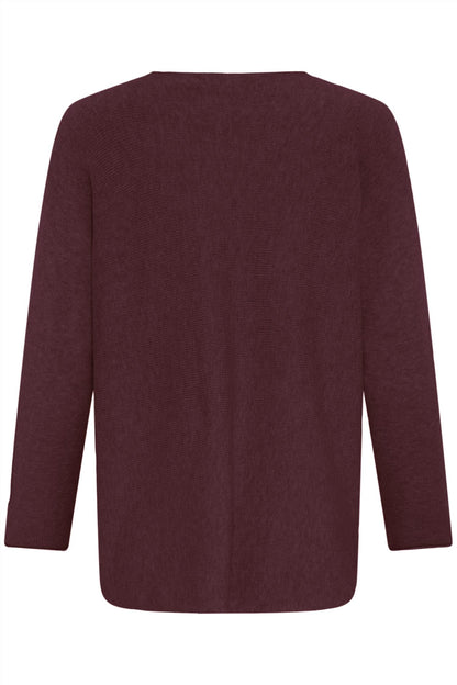 Sbinnova Oknit Blouse Burgunder