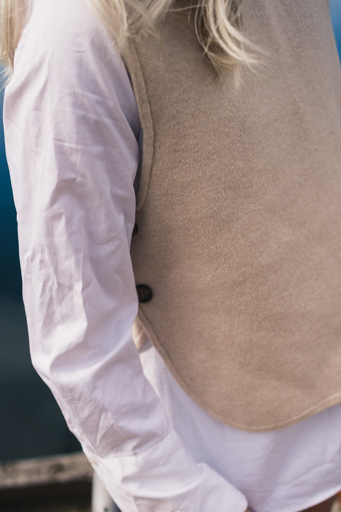 Rausina Emma Vest Beige