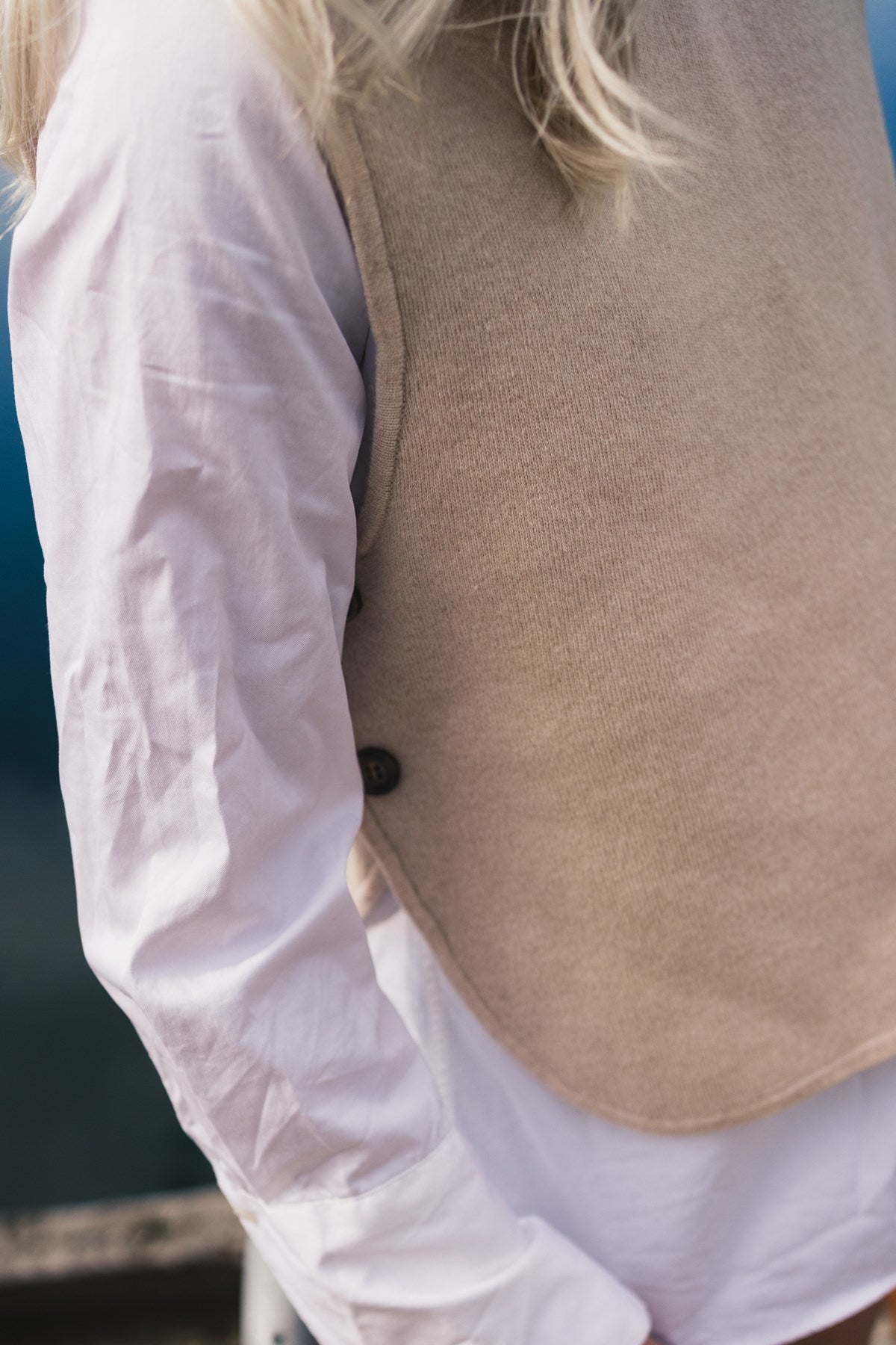 Rausina Emma Vest Beige