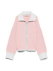 Awollie Ls Zip Knit Cardigan Rosa