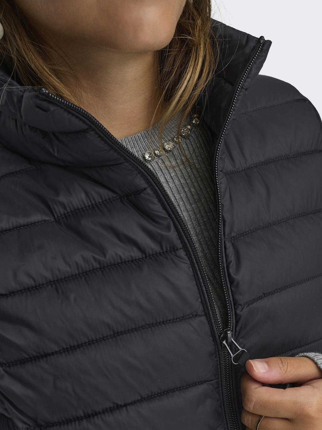 Onltahia Lw Quilted Waistcoat Otw Noos Sort