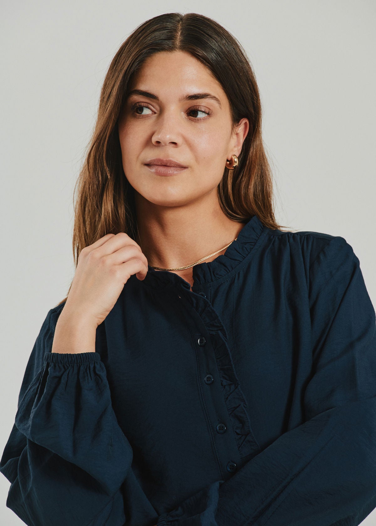 Fqmagda-Blouse Blå
