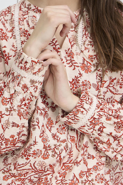 Pzabrina Blouse Rød