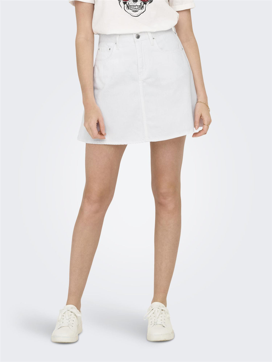 ONLEDEN A-SKIRT DNM PIM Hvit