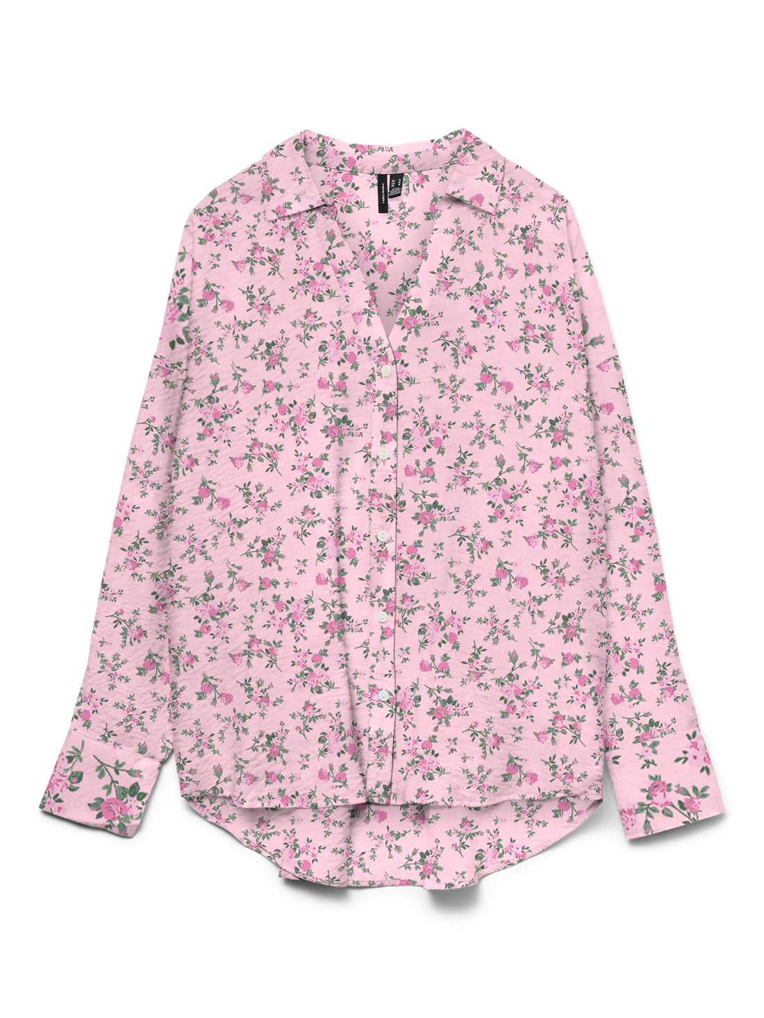 Vmjosie Ls Oversize Shirt Wvn Boo Rosa