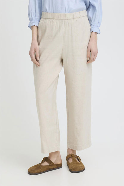Pzluca Pant Wide Leg Beige