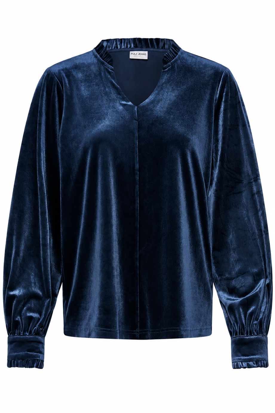 Pzbarbara Ls  Blouse Blå