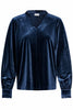 Pzbarbara Ls  Blouse Blå
