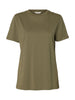 Slwmyessential Ss O-Neck Tee Noos Grønn