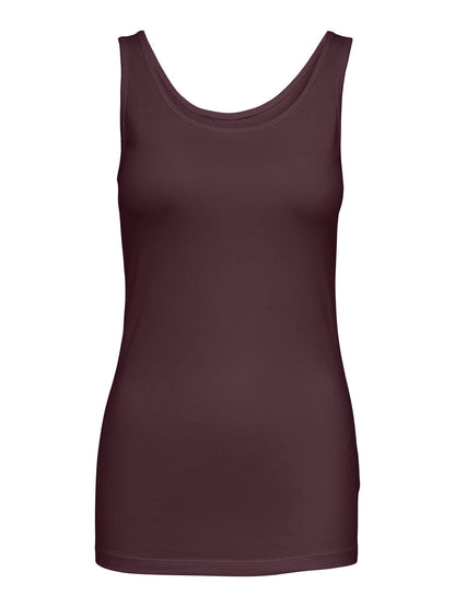 Jdyava S/l Tank Top 180 Jrs Noos Burgunder