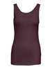 Jdyava S/l Tank Top 180 Jrs Noos Burgunder
