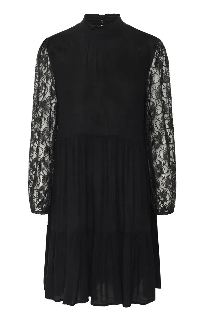Kastine Amber Lace Dress Svart