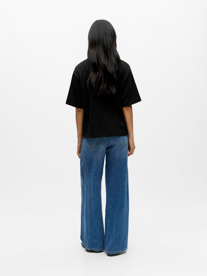 Objgima S/s Lo T-Shirt Noos Sort