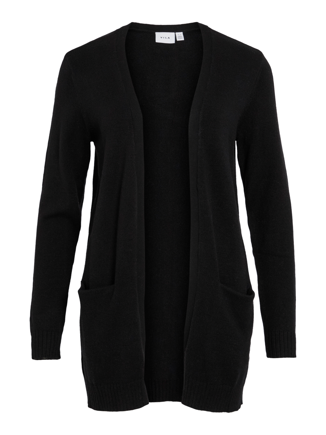 Viril Open L/s Knit Cardigan - Noos Sort