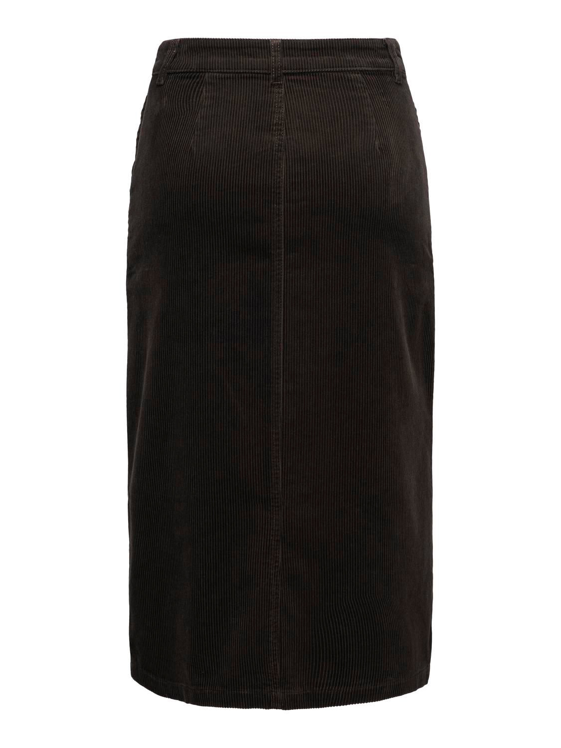 Jdyshiraz Hw Midi Button Skirt Pnt Brun
