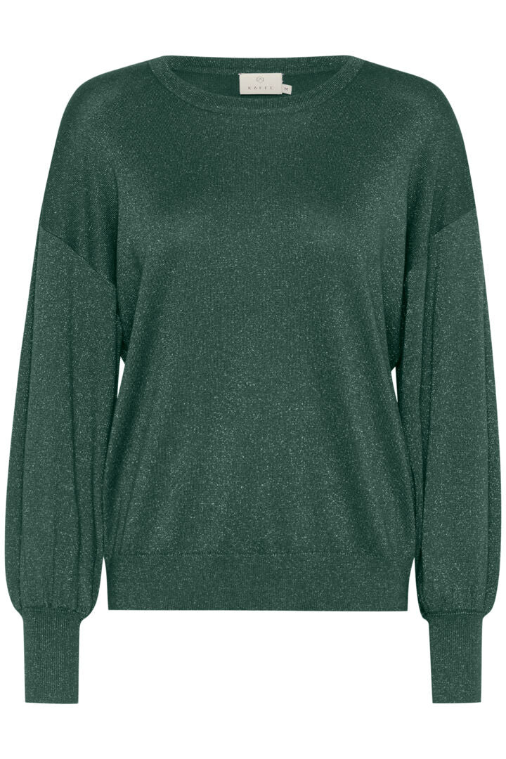 KAregina O-neck knit Flaskegrønn