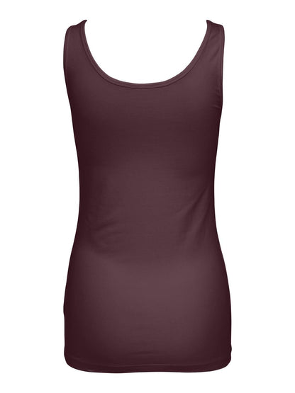 Jdyava S/l Tank Top 180 Jrs Noos Burgunder
