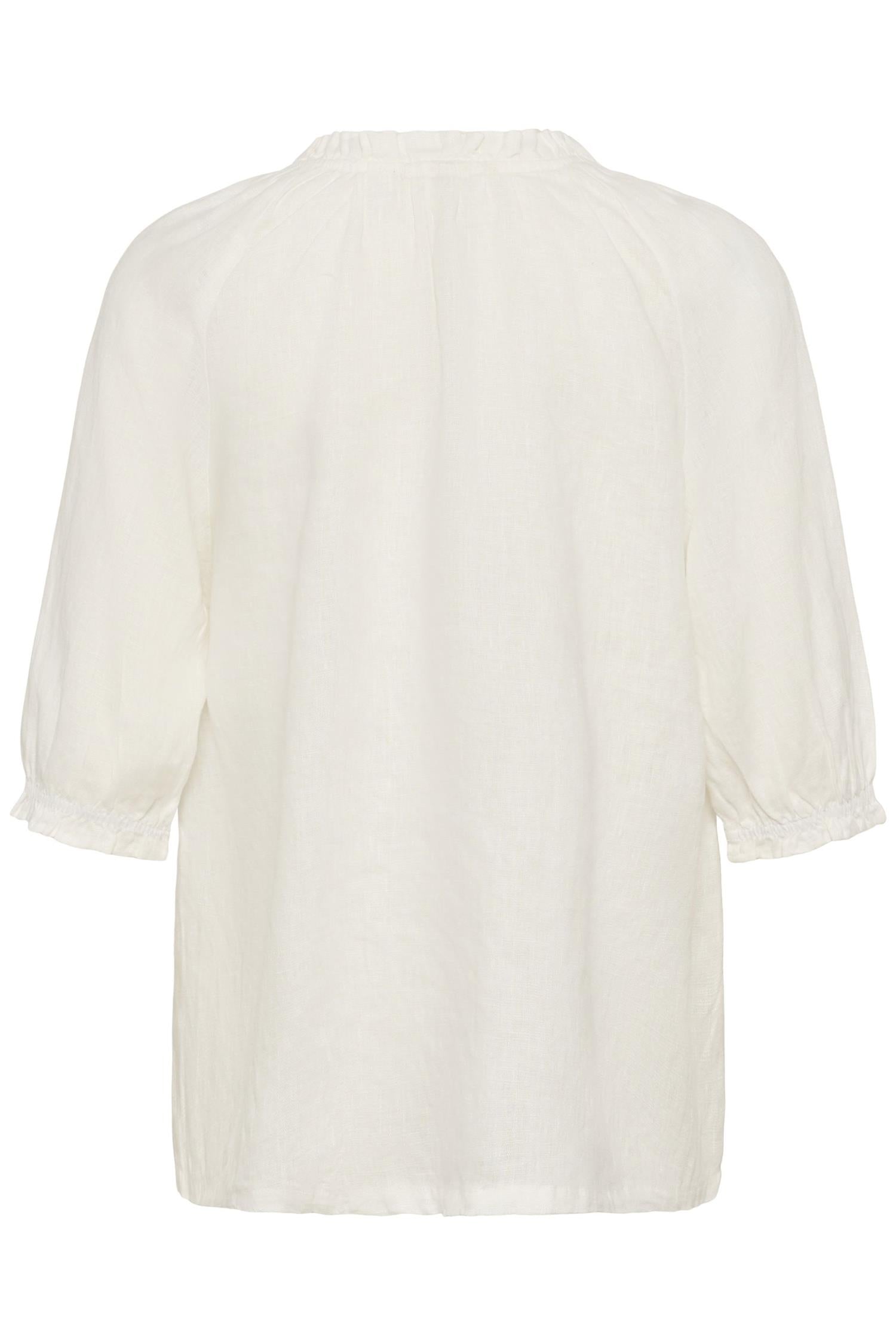 Crbellis Lace Blouse Hvit