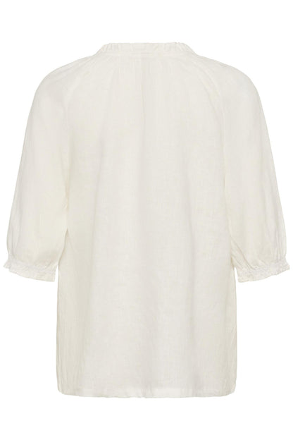 Crbellis Lace Blouse Hvit