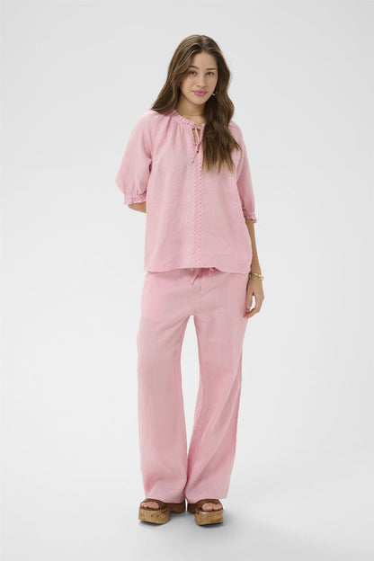 Crbellis Lace Blouse Rosa