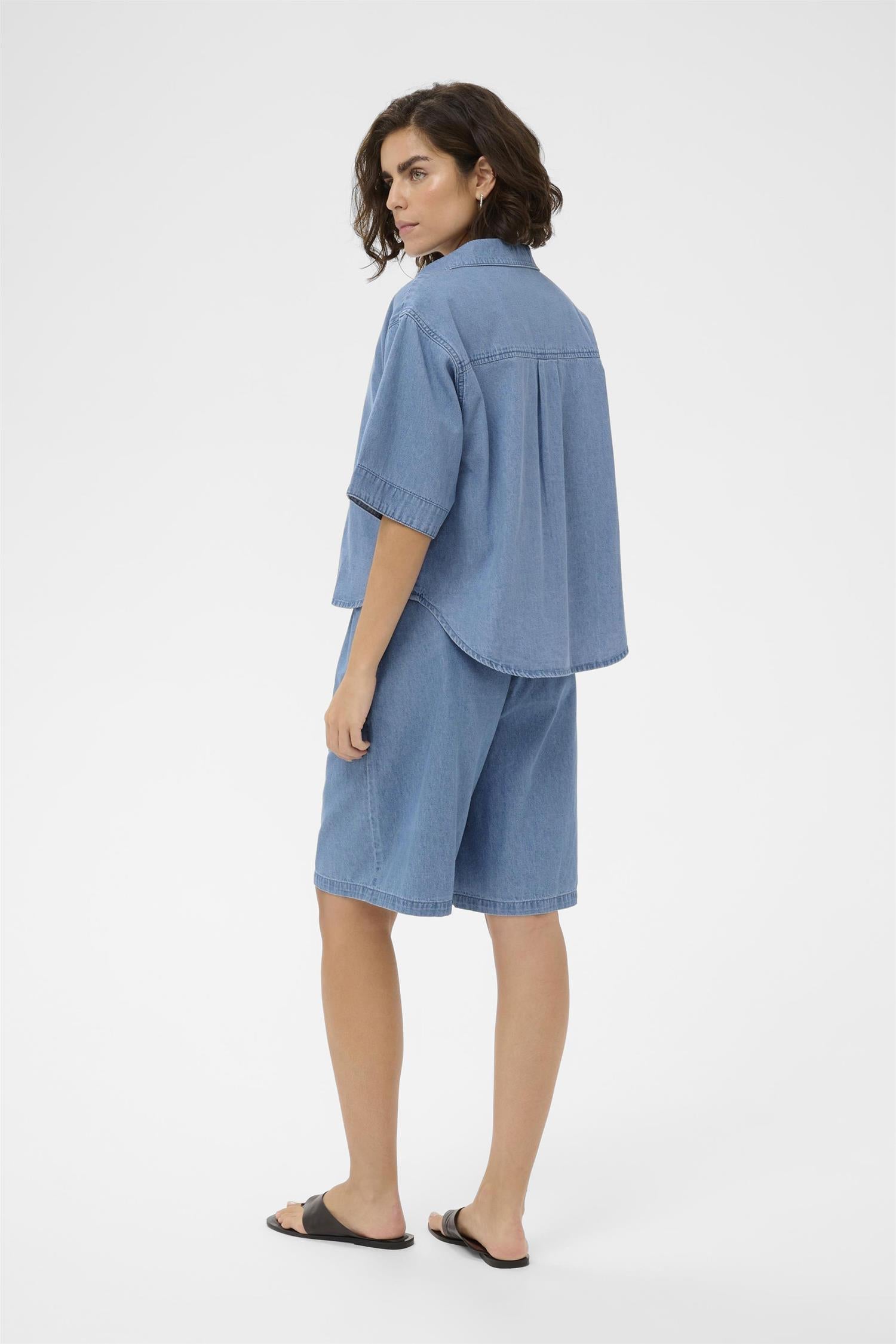 Kajade Denim Shirt Blå