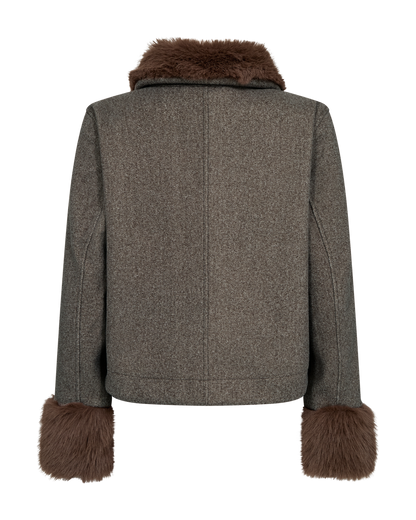 Fqyanna-Jacket Brun