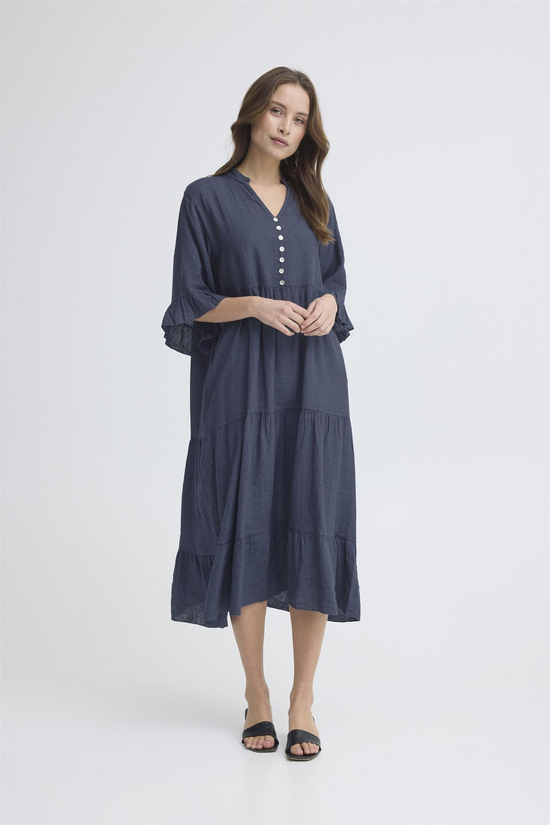 Sbfontanelle Long Dress Marine