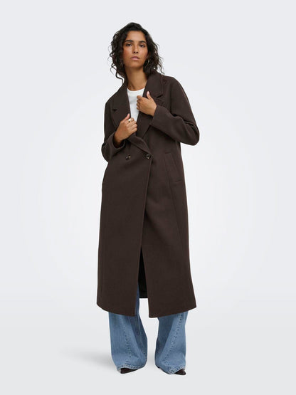 Jdyviola Life X-Long Coat Otw Hab Brun