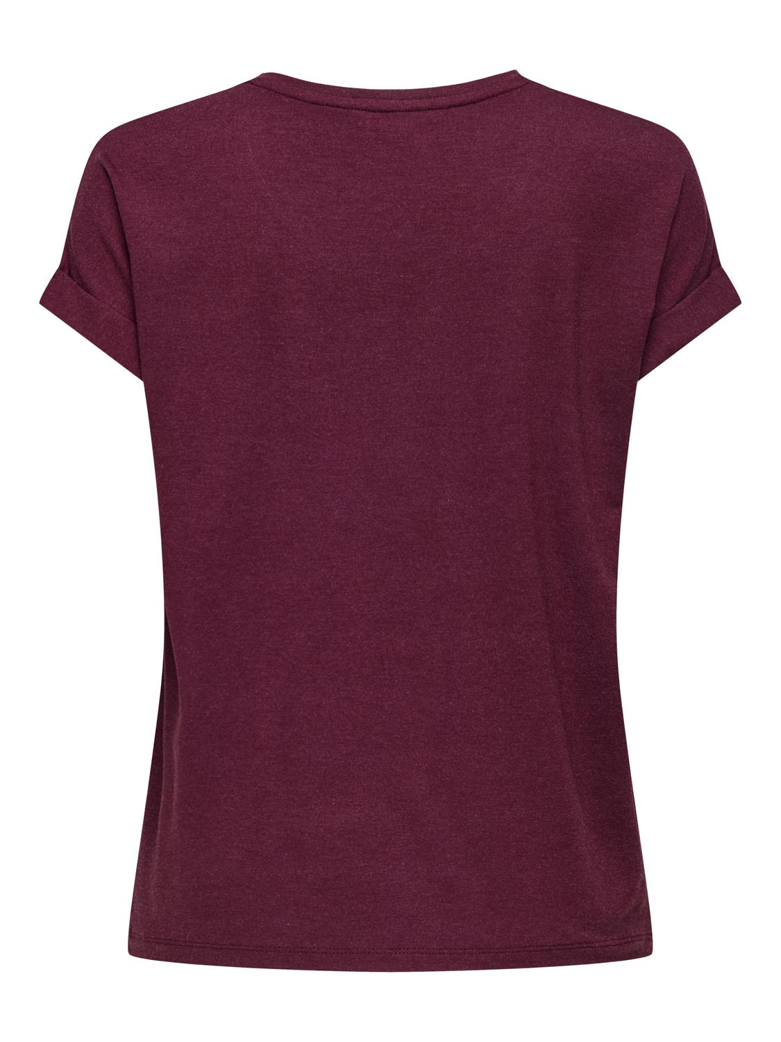 ONLMOSTER S/S O-NECK TOP NOOS JRS Mørkelilla
