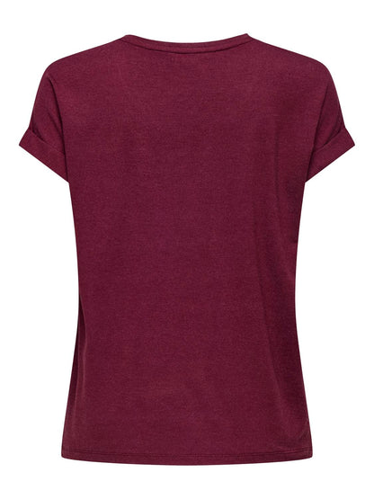 ONLMOSTER S/S O-NECK TOP NOOS JRS Mørkelilla