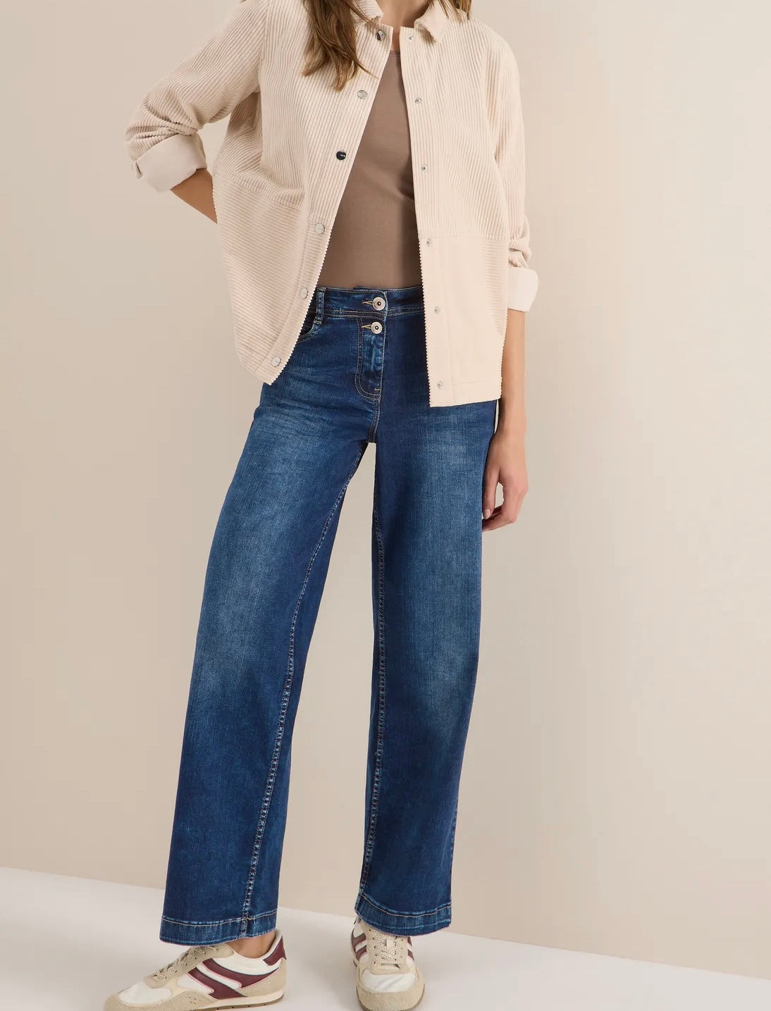 Neele mid blue Mellom Blå Denim