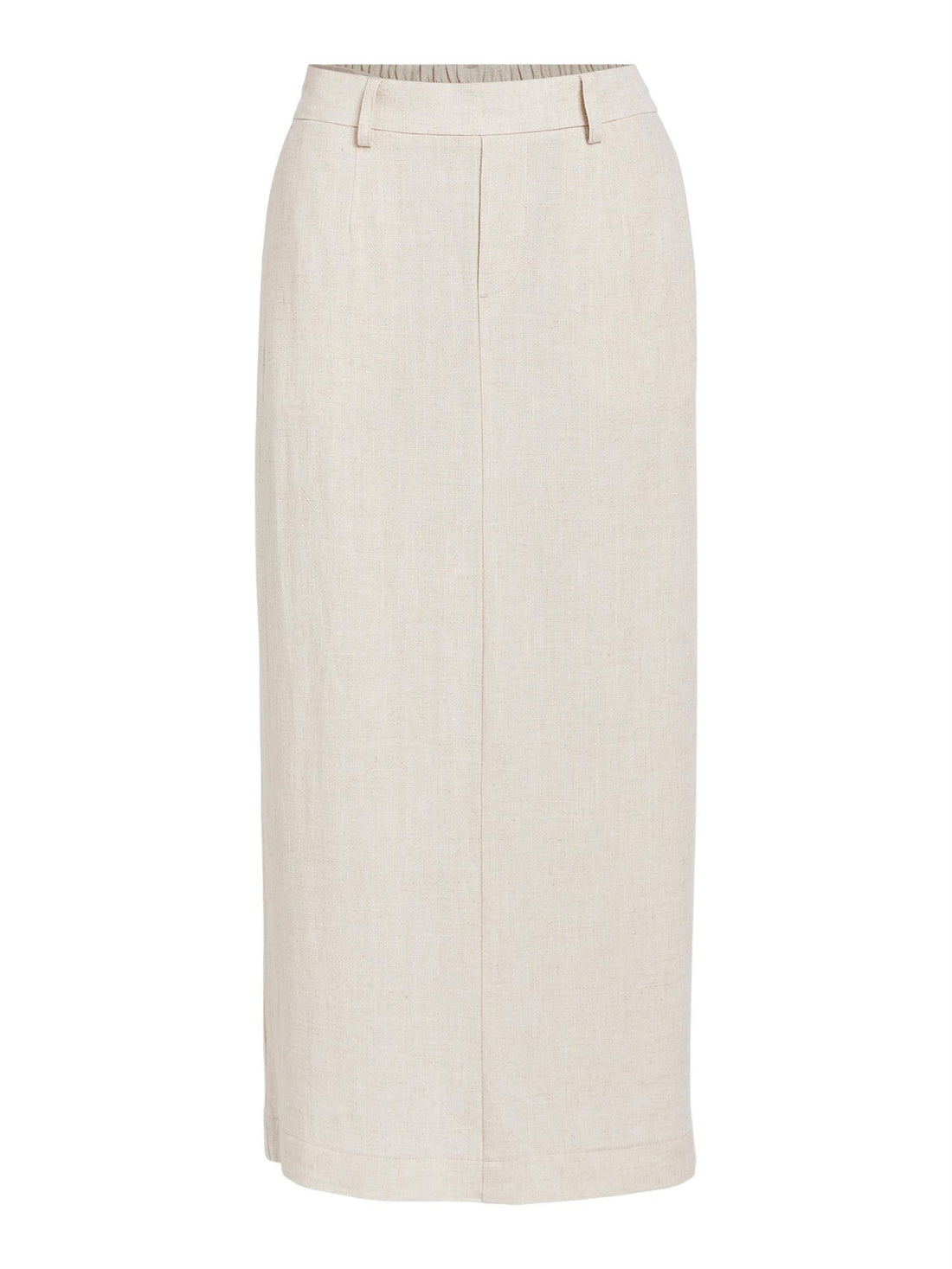 OBJSANNE RE MW ANKLE SKIRT Beige