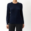 Merino Wool Crewneck Marine