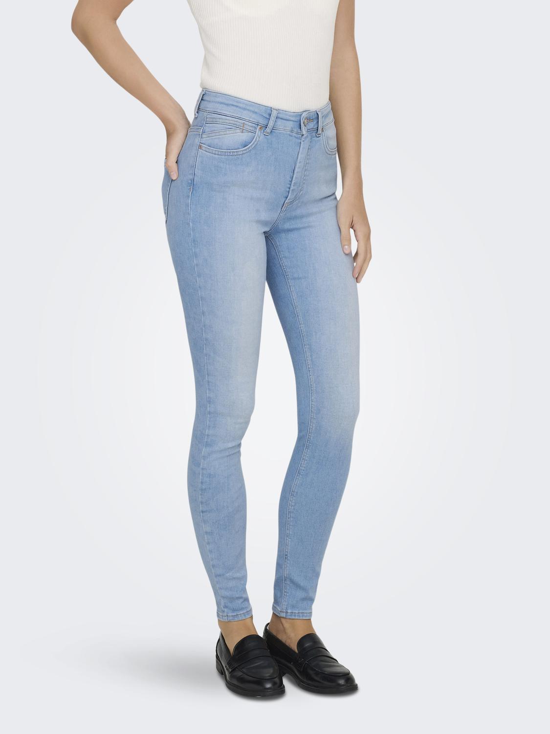 Onlblush Hw Skinny Ank Dnm Rea008 Noos Blå