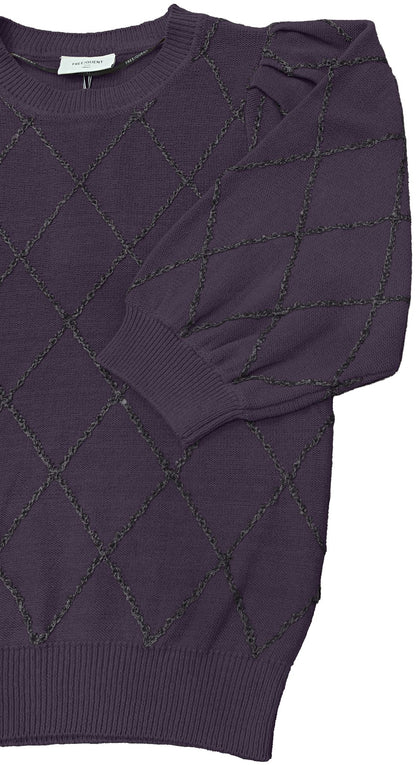 Fqsafri-Pullover Lilla